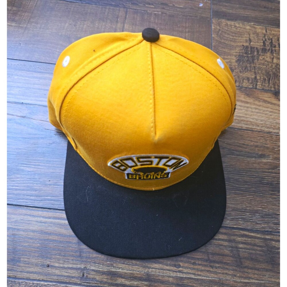 New Era Boston Bruins NHL 9FIFTY Gold/Black Snapback Cap Hat M/L